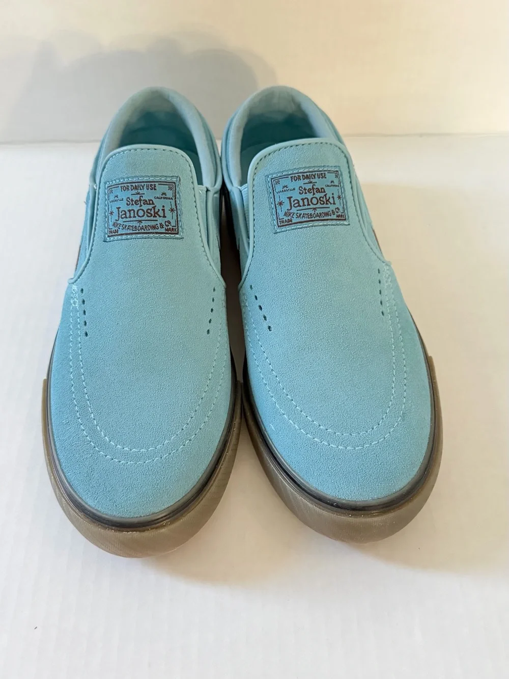 Rare New Nike Zoom Stefan Janoski+ Slip SB Denim Turquoise Men Size 6